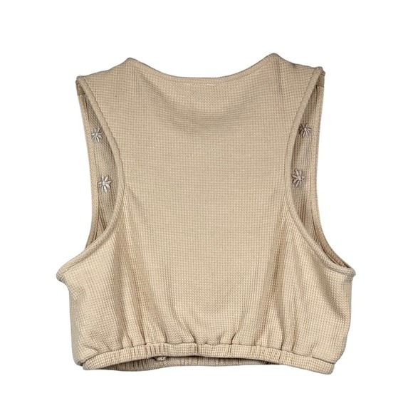 POL BLOOM & ZOOM BRALETTE, BEIGE, Size Large - Picture 3 of 9